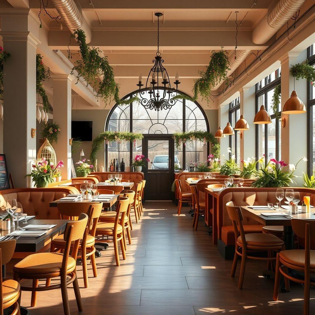 Easter restaurant - AI Generated