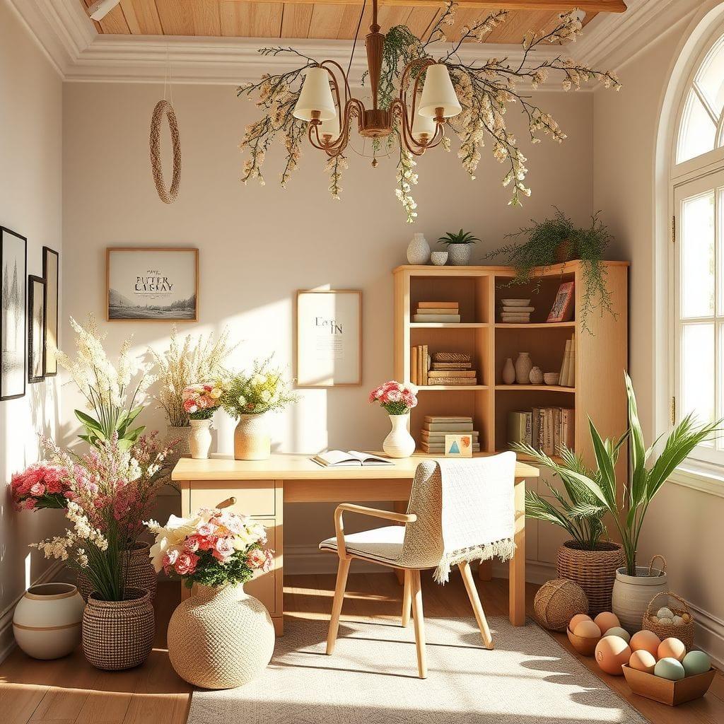 Easter study room - AI Generated