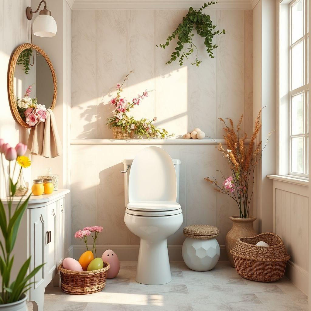 Easter toilet - AI Generated