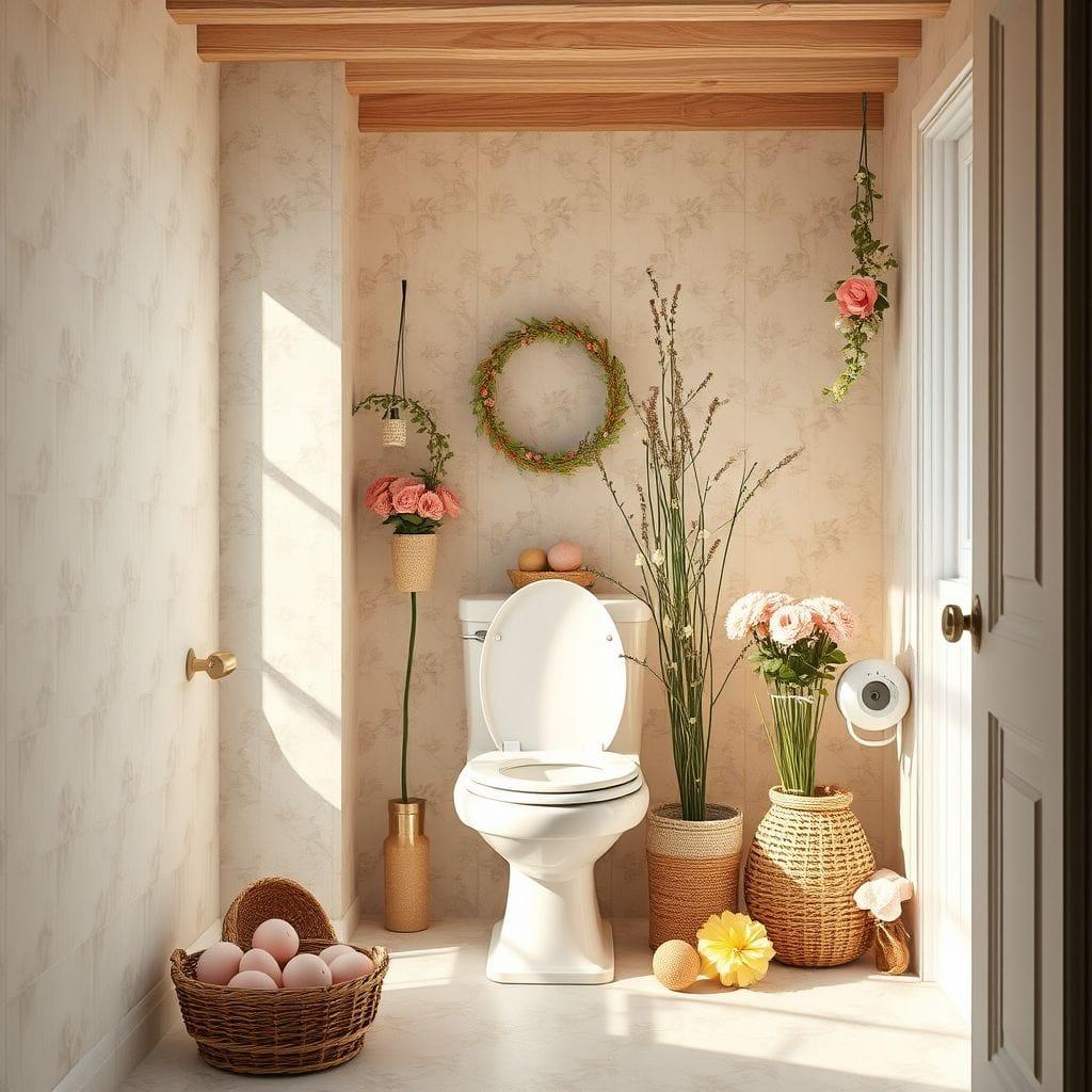 Easter toilet - AI Generated