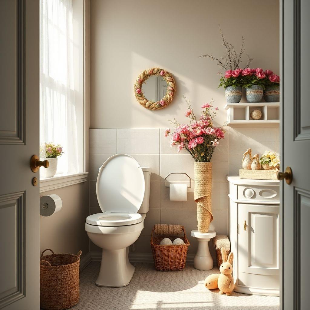 Easter toilet - AI Generated