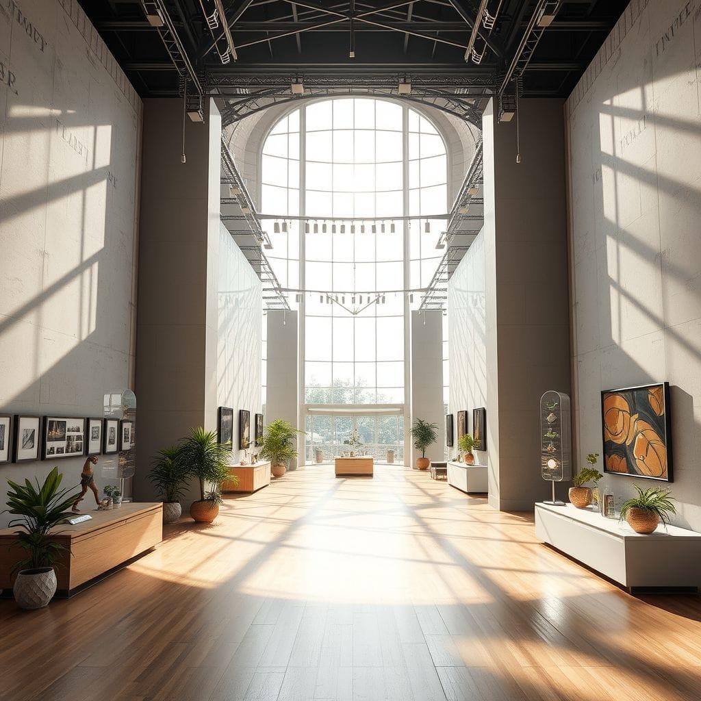  exhibition space - AI Generated