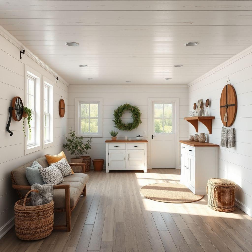 Farmhouse basement - AI Generated
