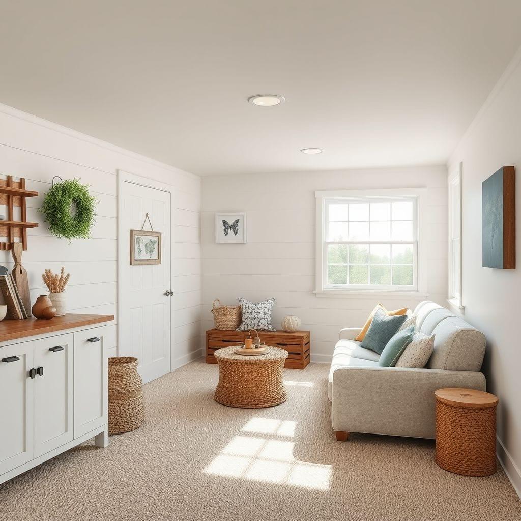 Farmhouse basement - AI Generated