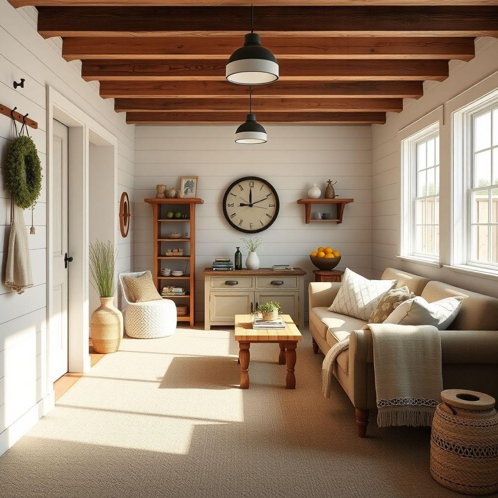 Farmhouse basement - AI Generated