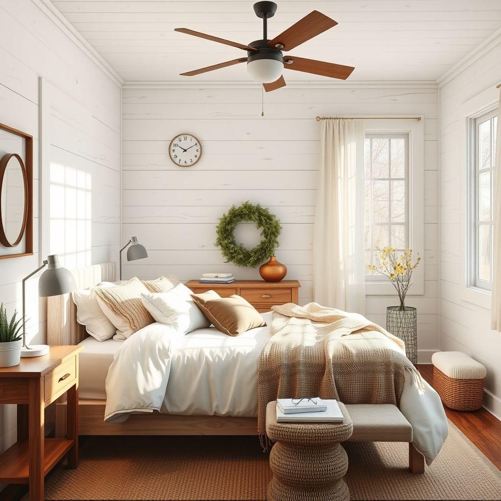 Farmhouse bedroom - AI Generated