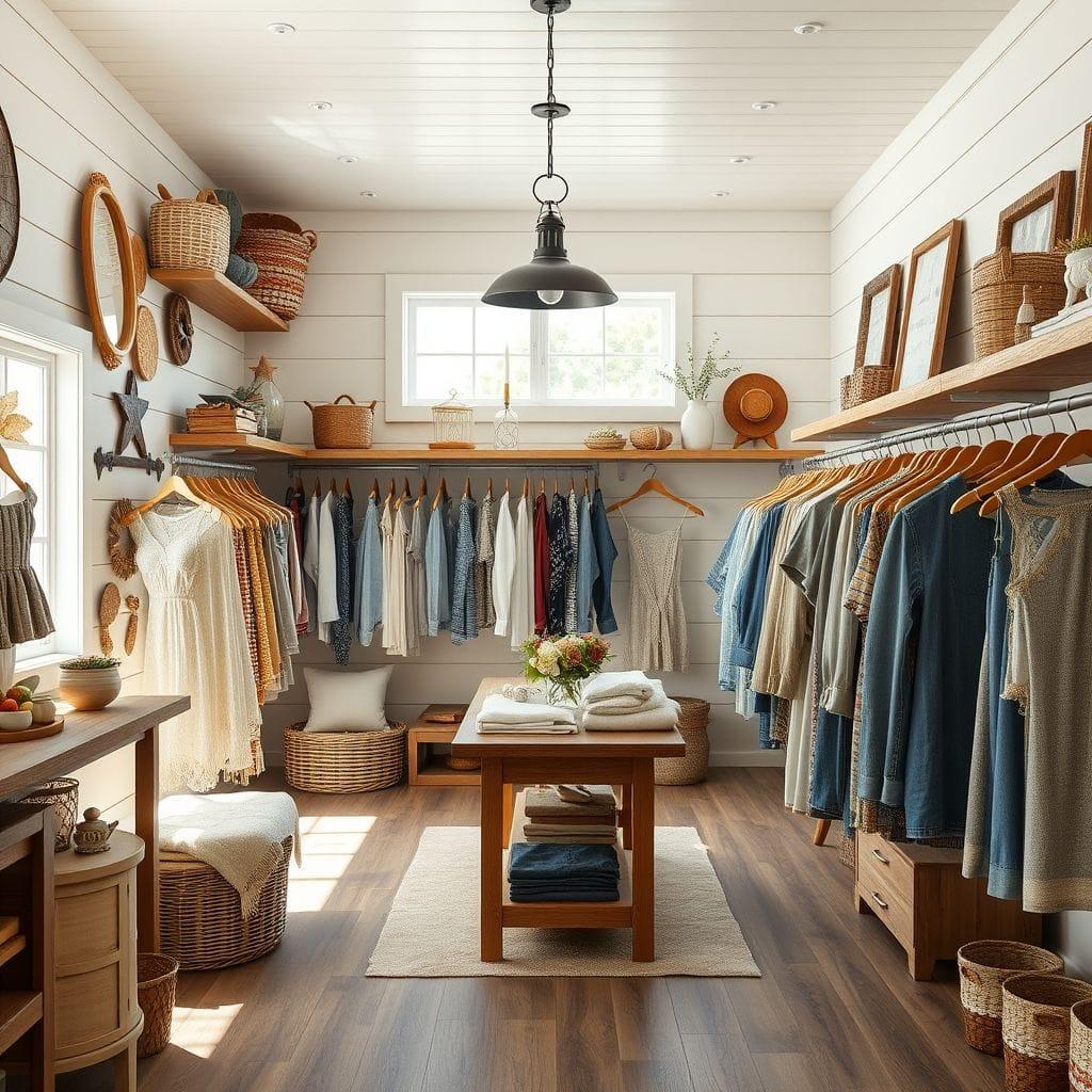 Farmhouse clothing store - AI Generated