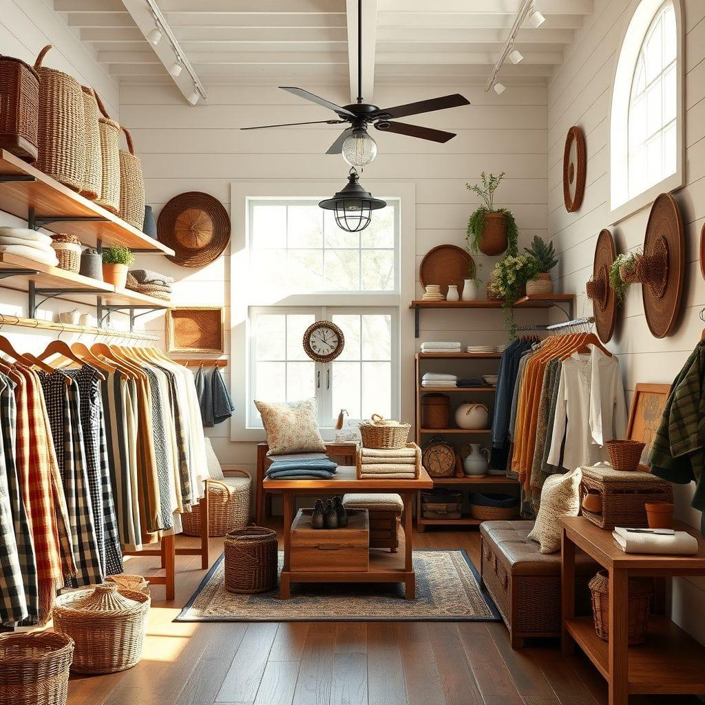 Farmhouse clothing store - AI Generated