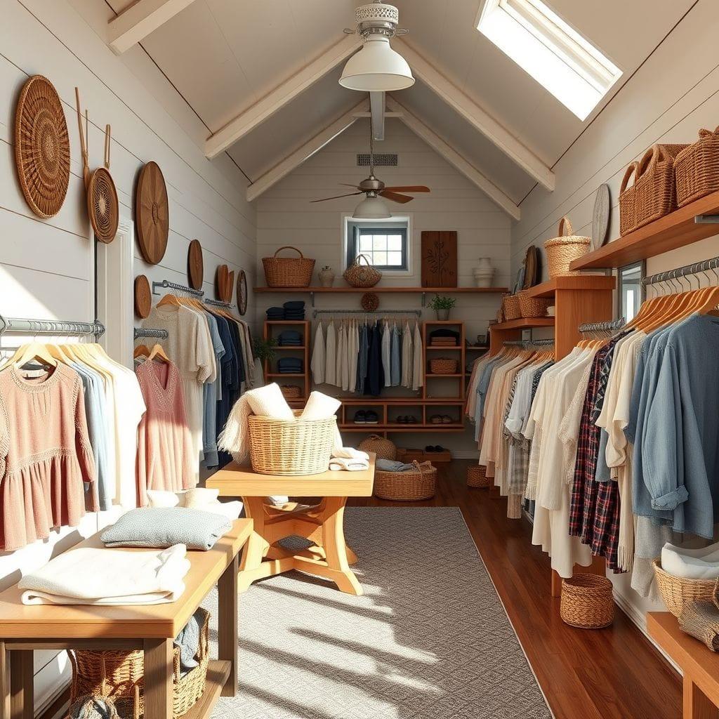 Farmhouse clothing store - AI Generated