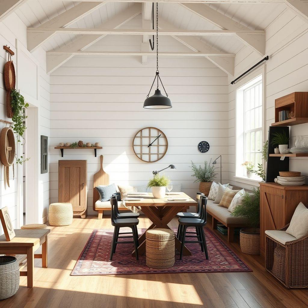 Farmhouse exhibition space - AI Generated