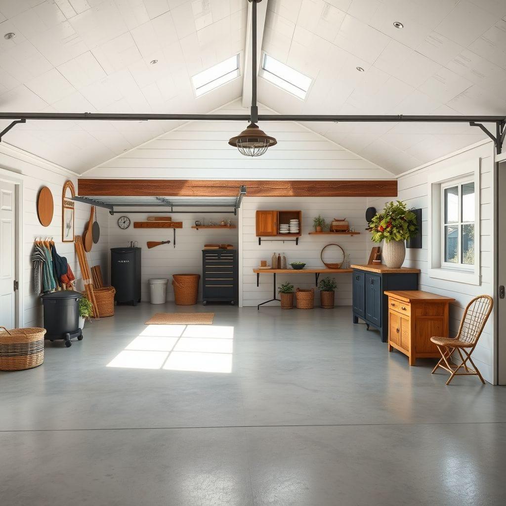 Farmhouse garage - AI Generated