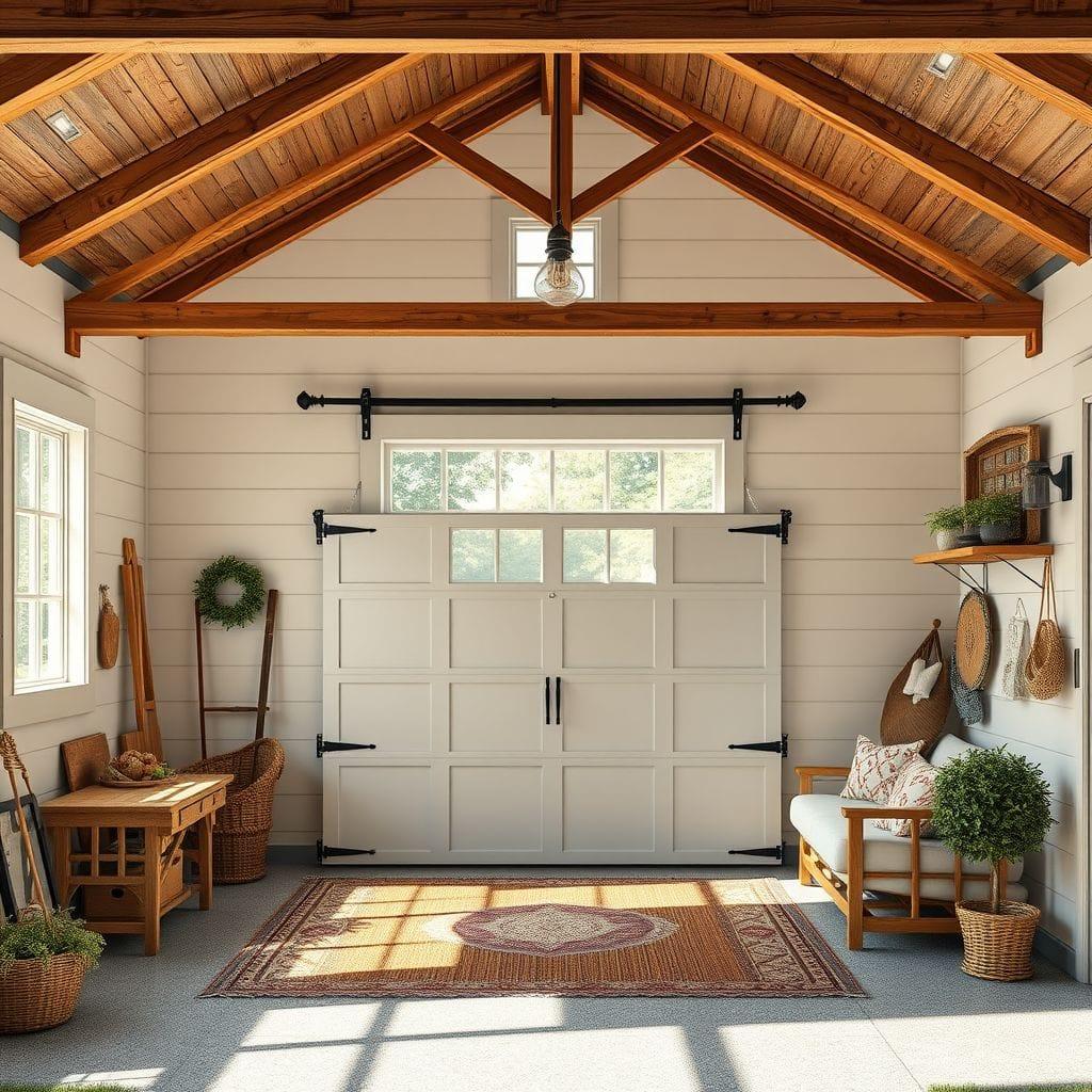 Farmhouse garage - AI Generated