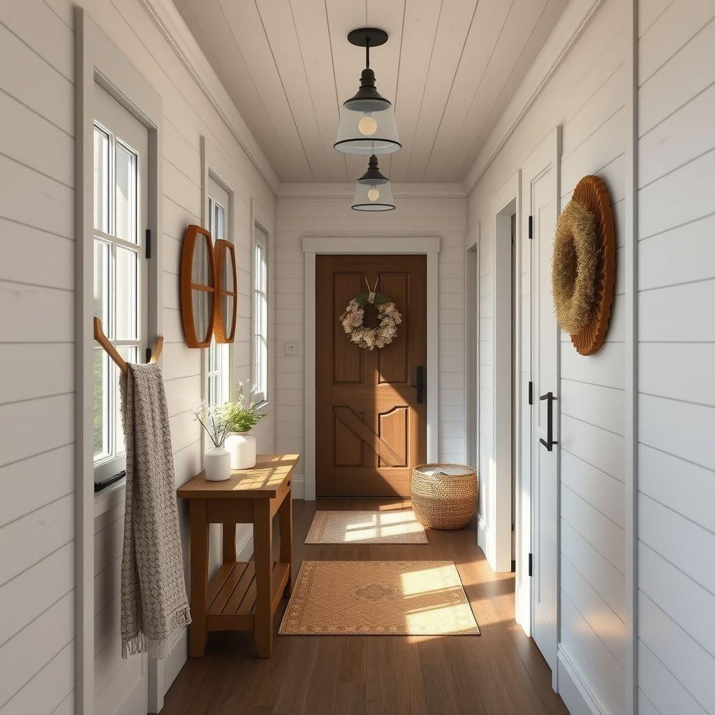 Farmhouse hallway - AI Generated