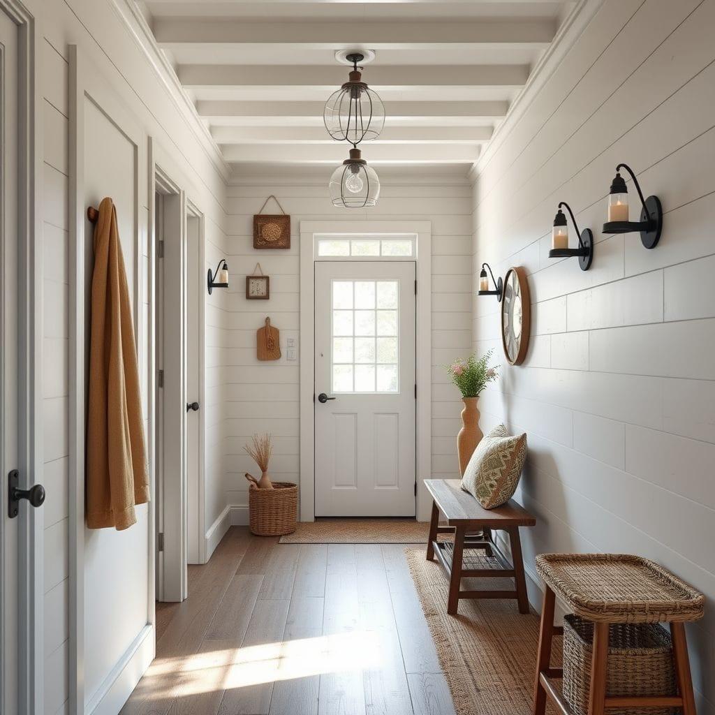 Farmhouse hallway - AI Generated