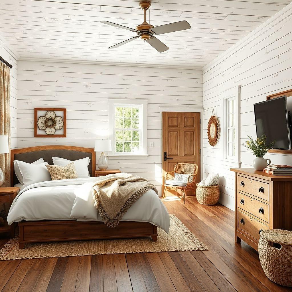 Farmhouse hotel room - AI Generated