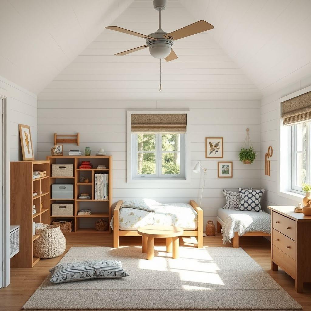 Farmhouse kids room - AI Generated