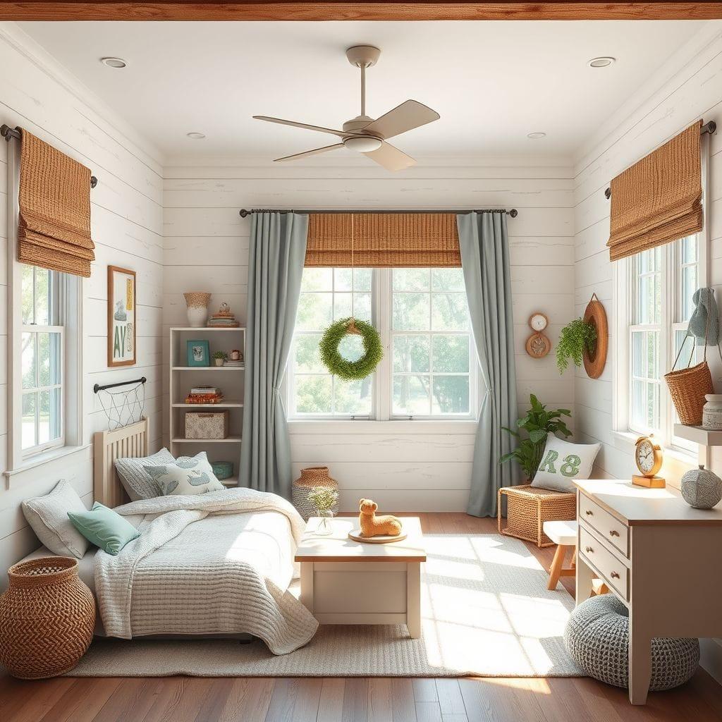 Farmhouse kids room - AI Generated