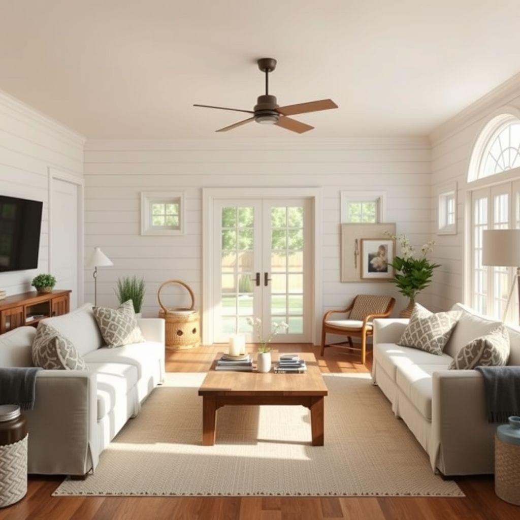 Farmhouse living room - AI Generated