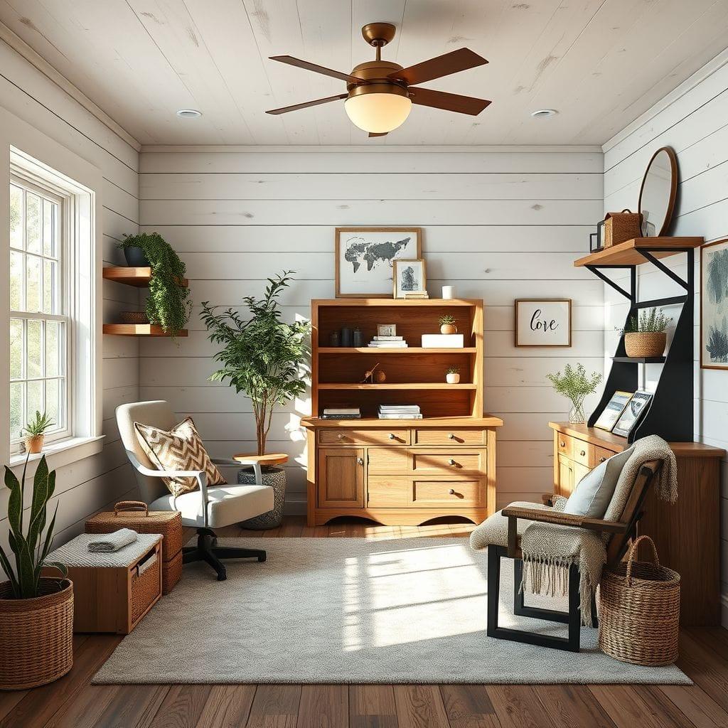 Farmhouse office - AI Generated