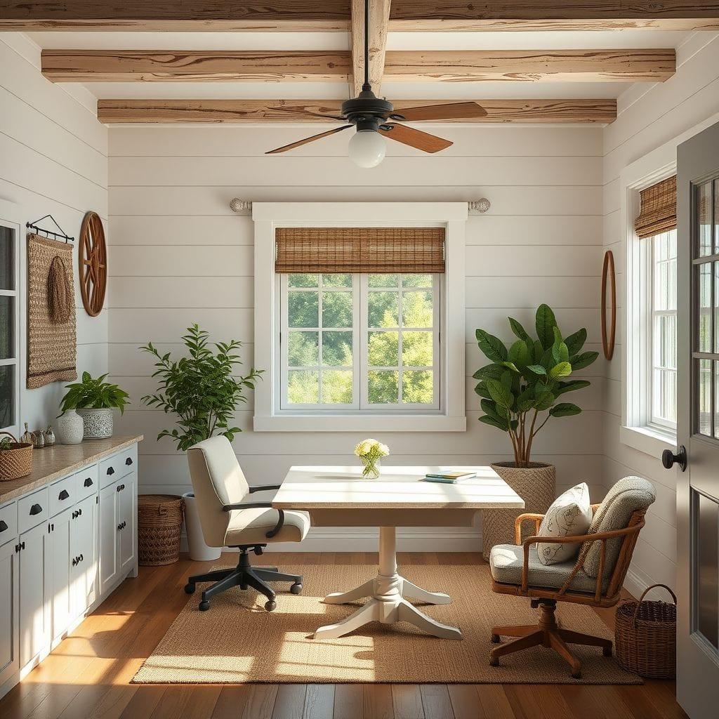 Farmhouse office - AI Generated