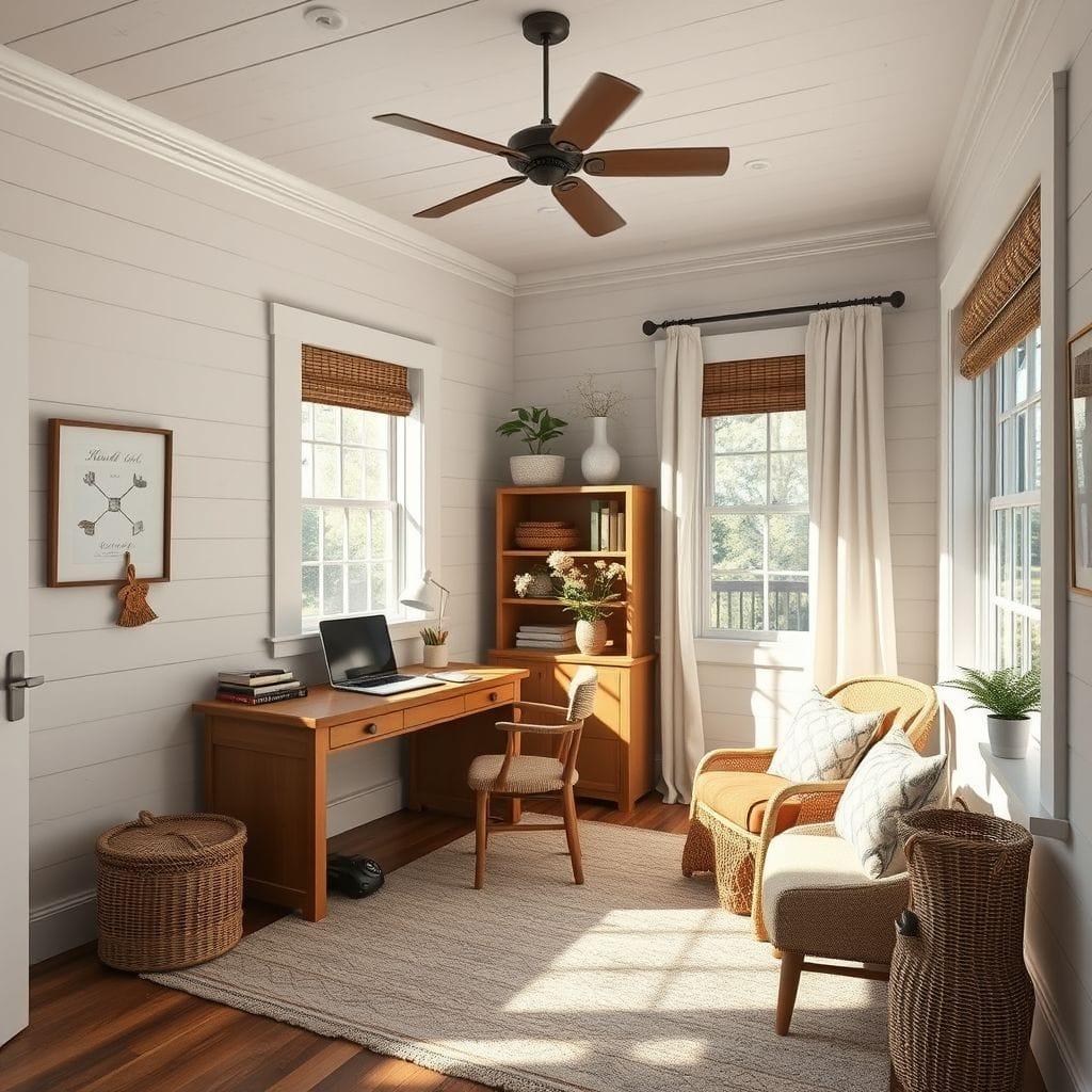 Farmhouse study room - AI Generated
