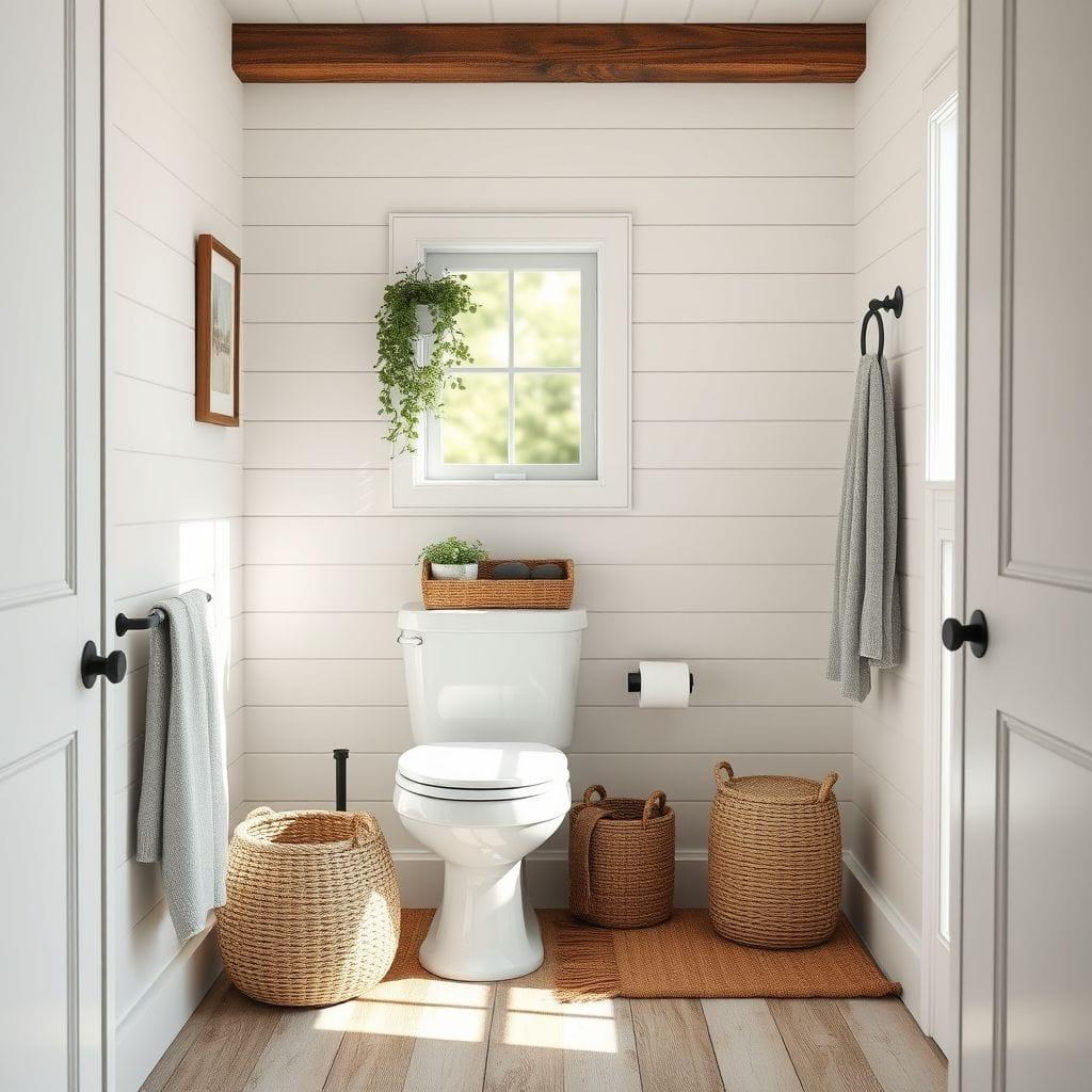 Farmhouse toilet - AI Generated