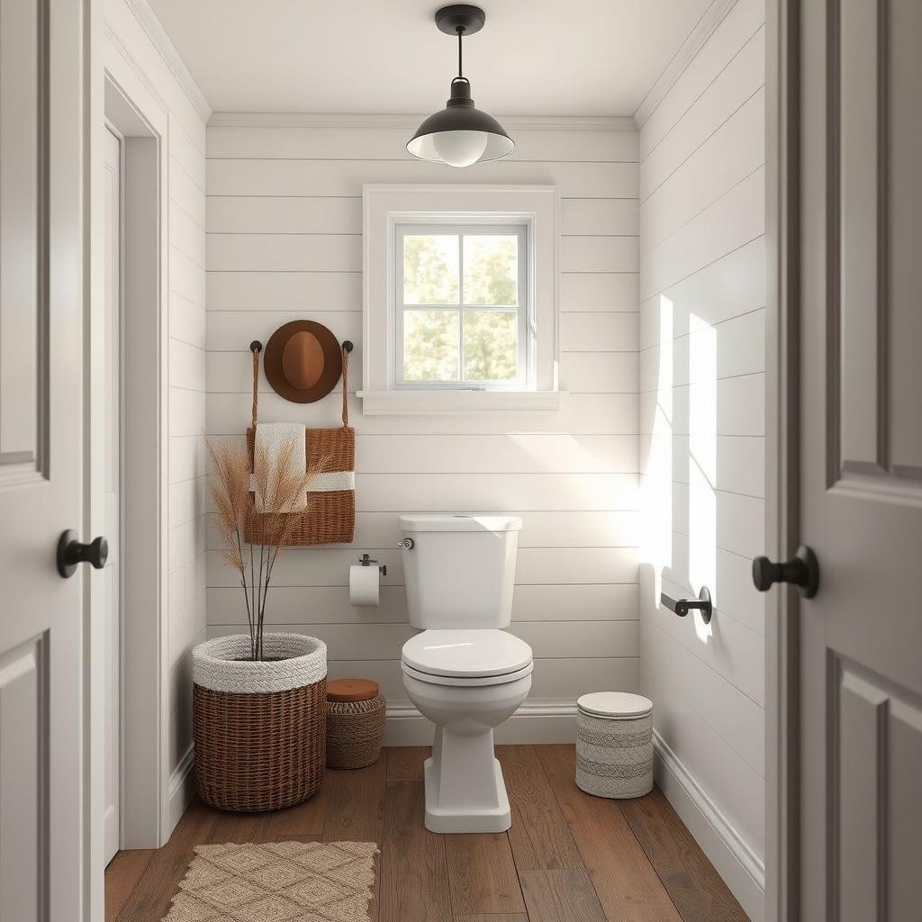 Farmhouse toilet - AI Generated