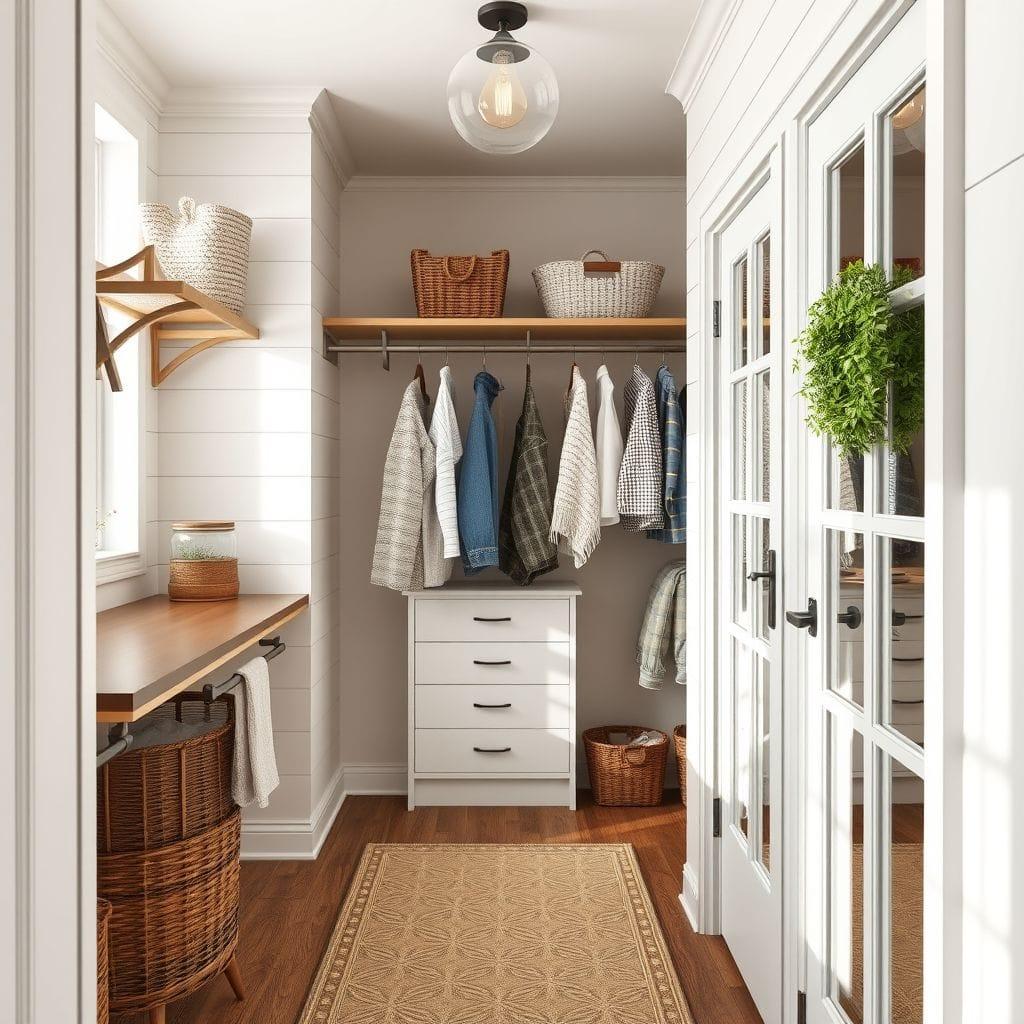 Farmhouse walk-in closet - AI Generated