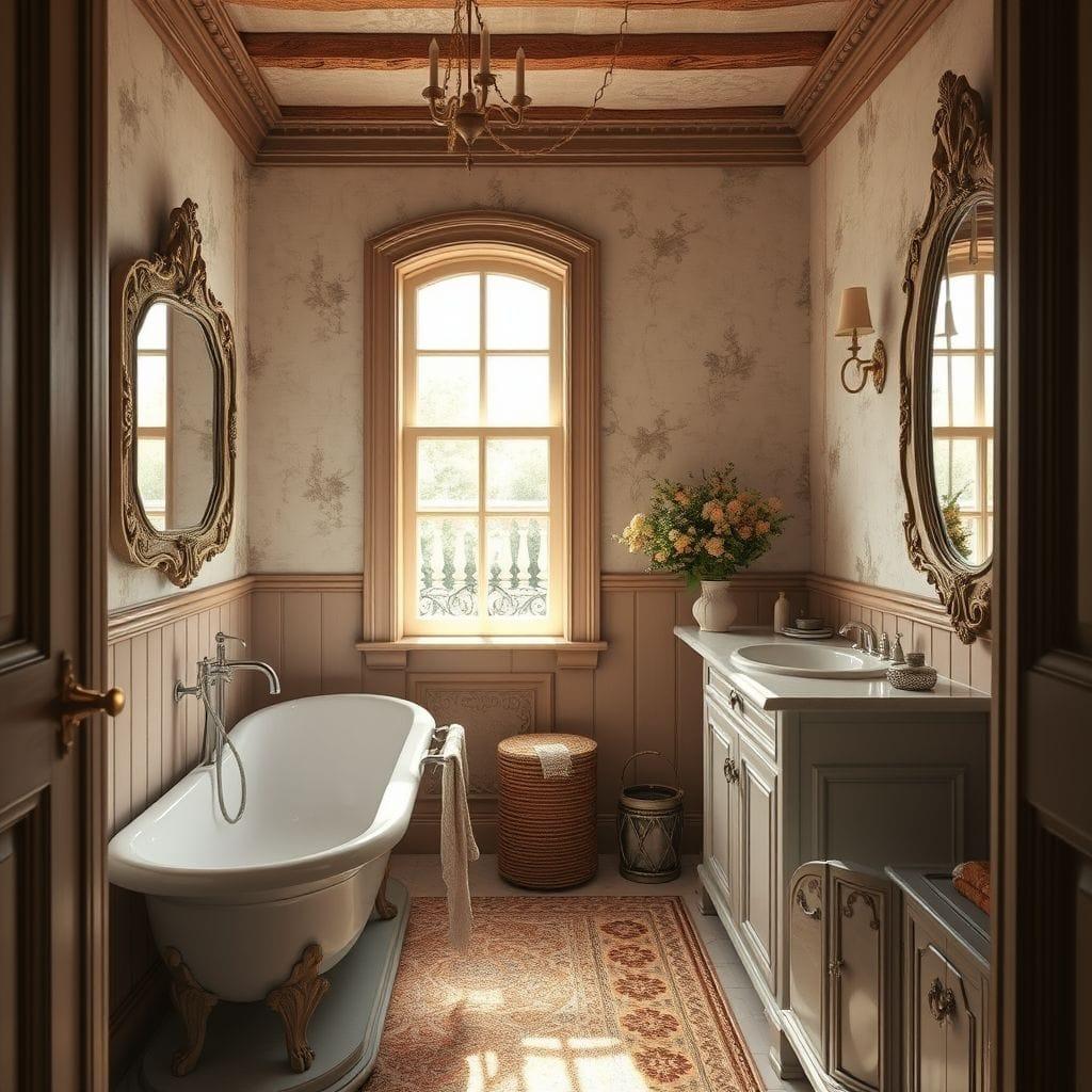 French Country bathroom - AI Generated