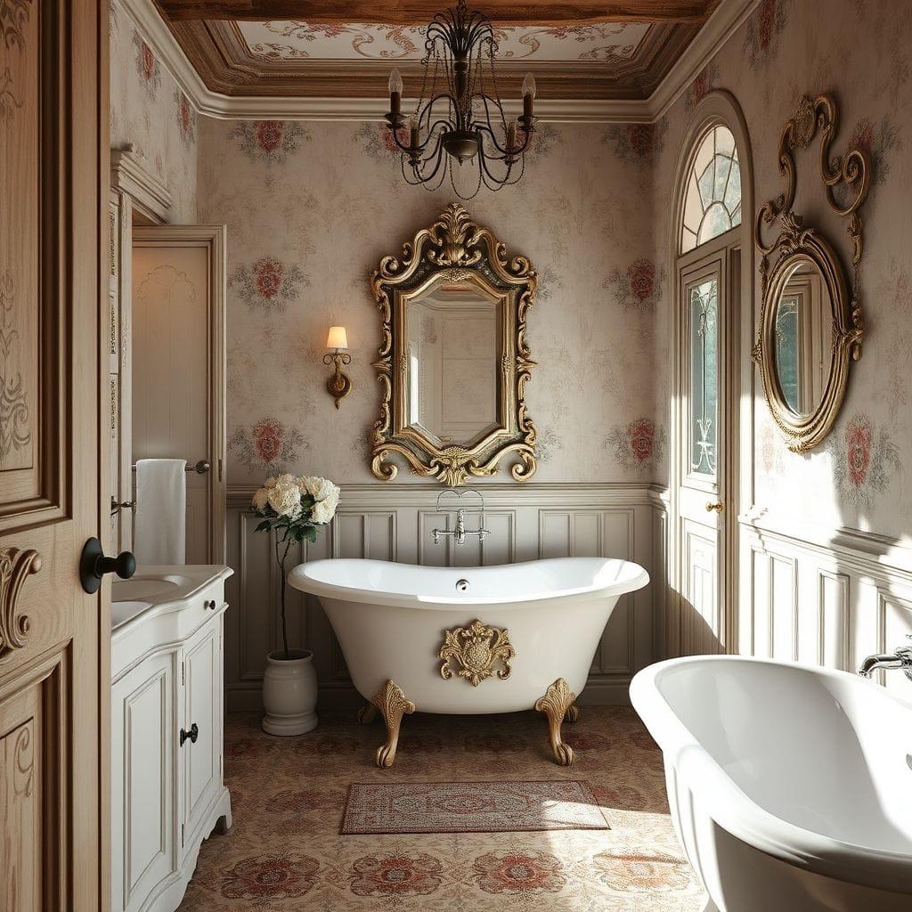 French Country bathroom - AI Generated