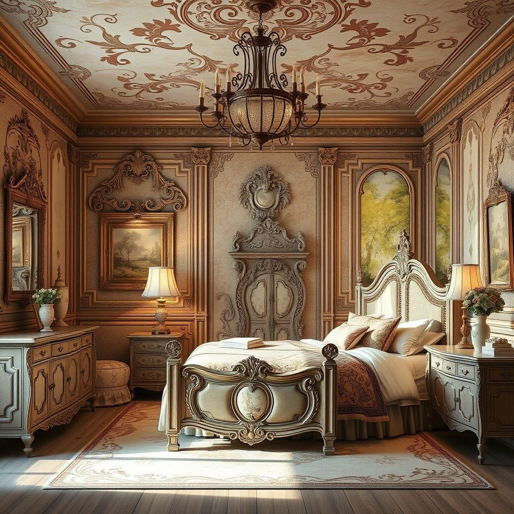 French Country bedroom - AI Generated
