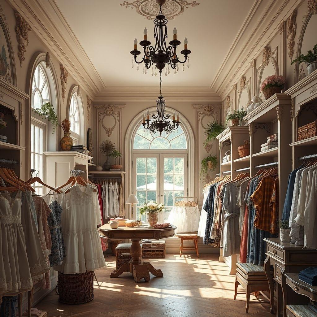 French Country clothing store - AI Generated
