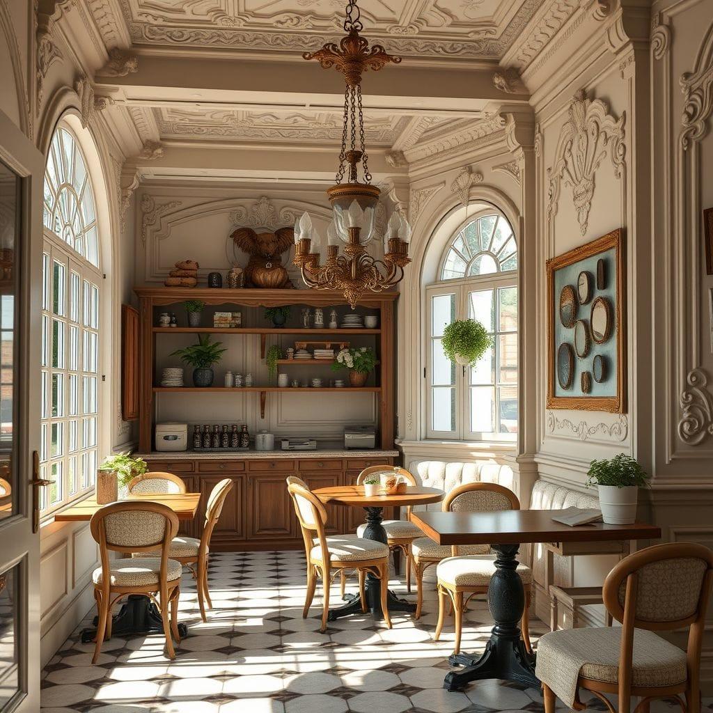 French Country coffee shop - AI Generated