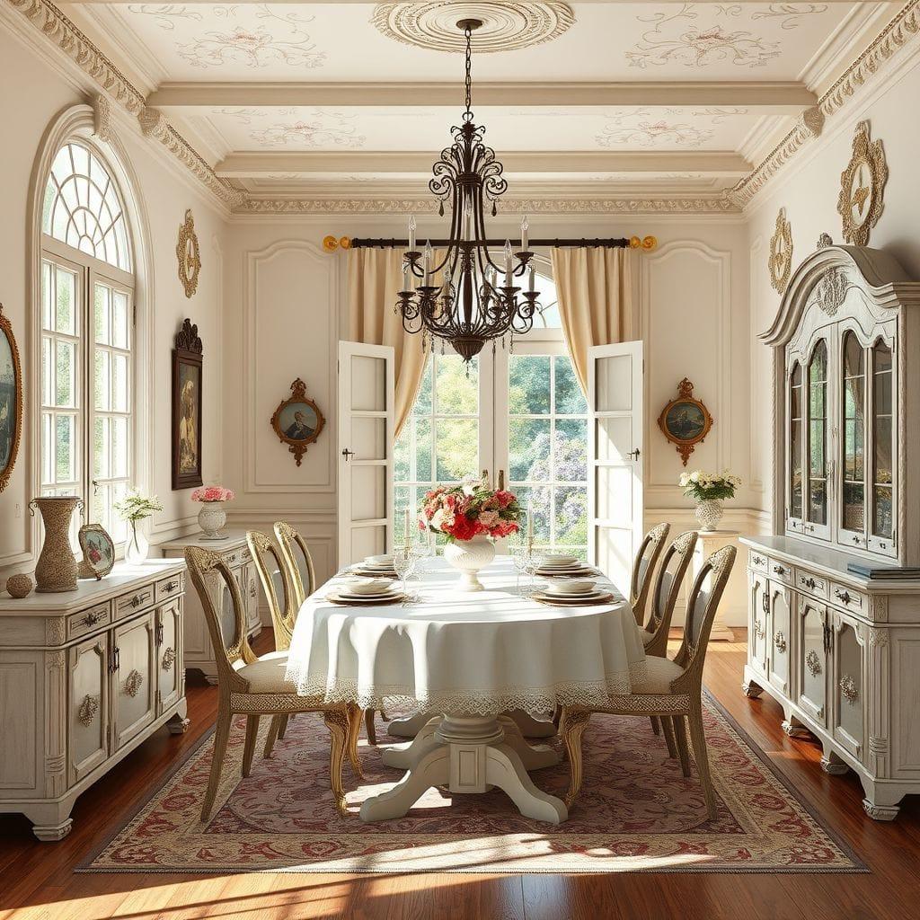 French Country dining room - AI Generated