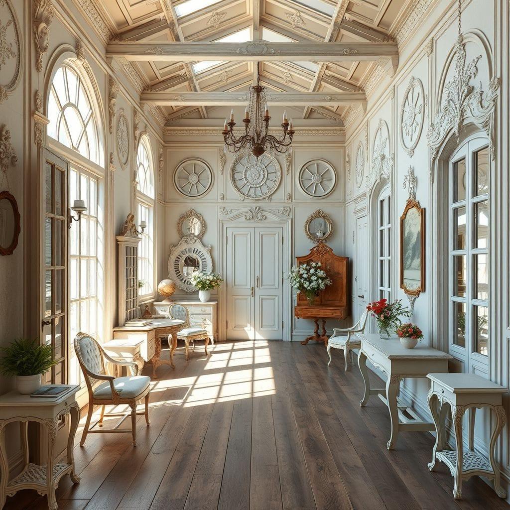 French Country exhibition space - AI Generated