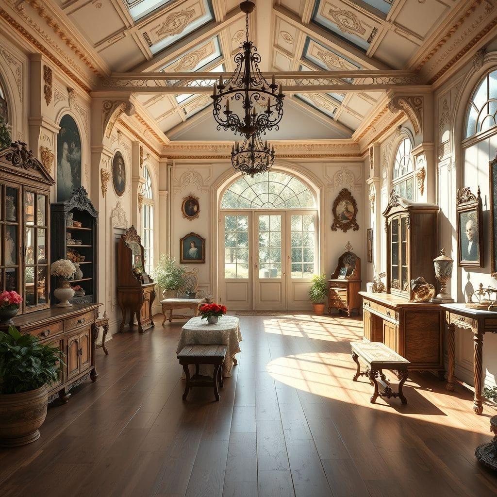 French Country exhibition space - AI Generated