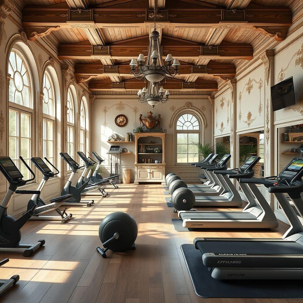 French Country gym - AI Generated