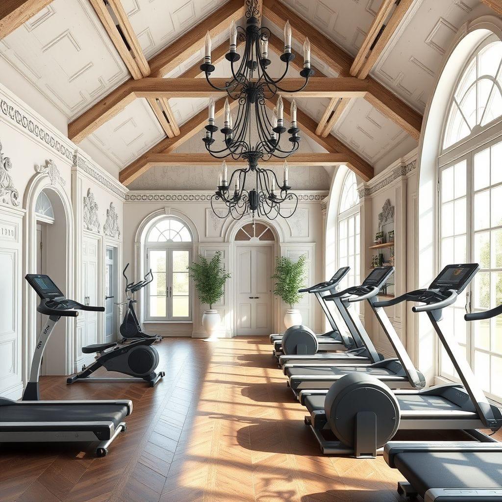 French Country gym - AI Generated