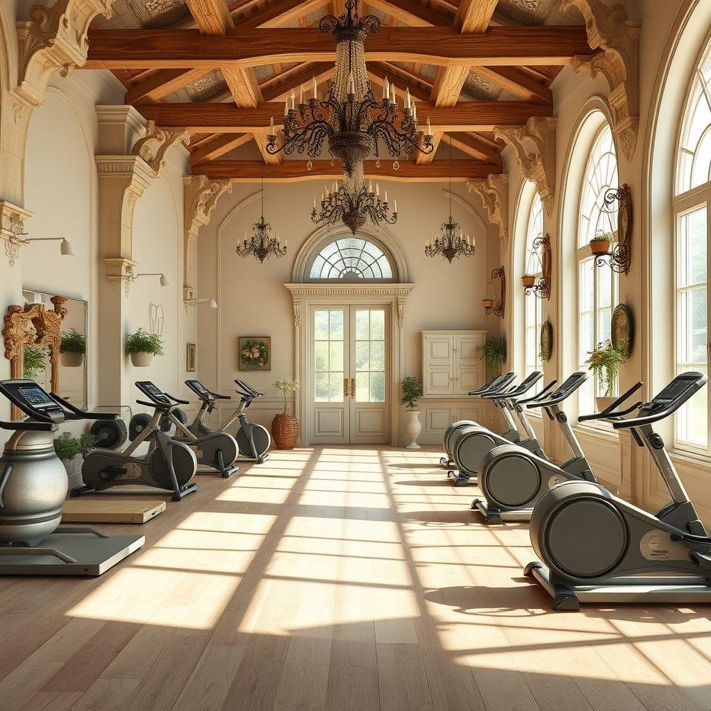 French Country gym - AI Generated