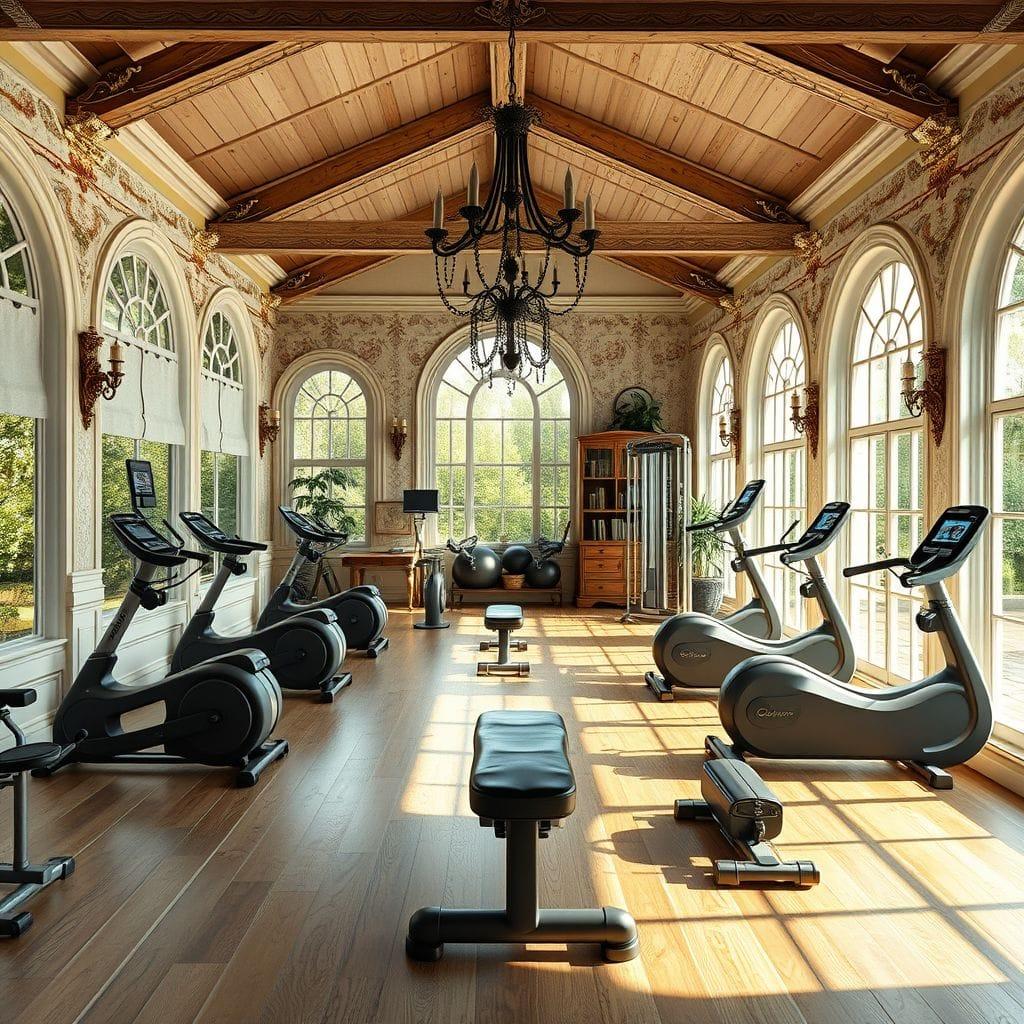 French Country gym - AI Generated