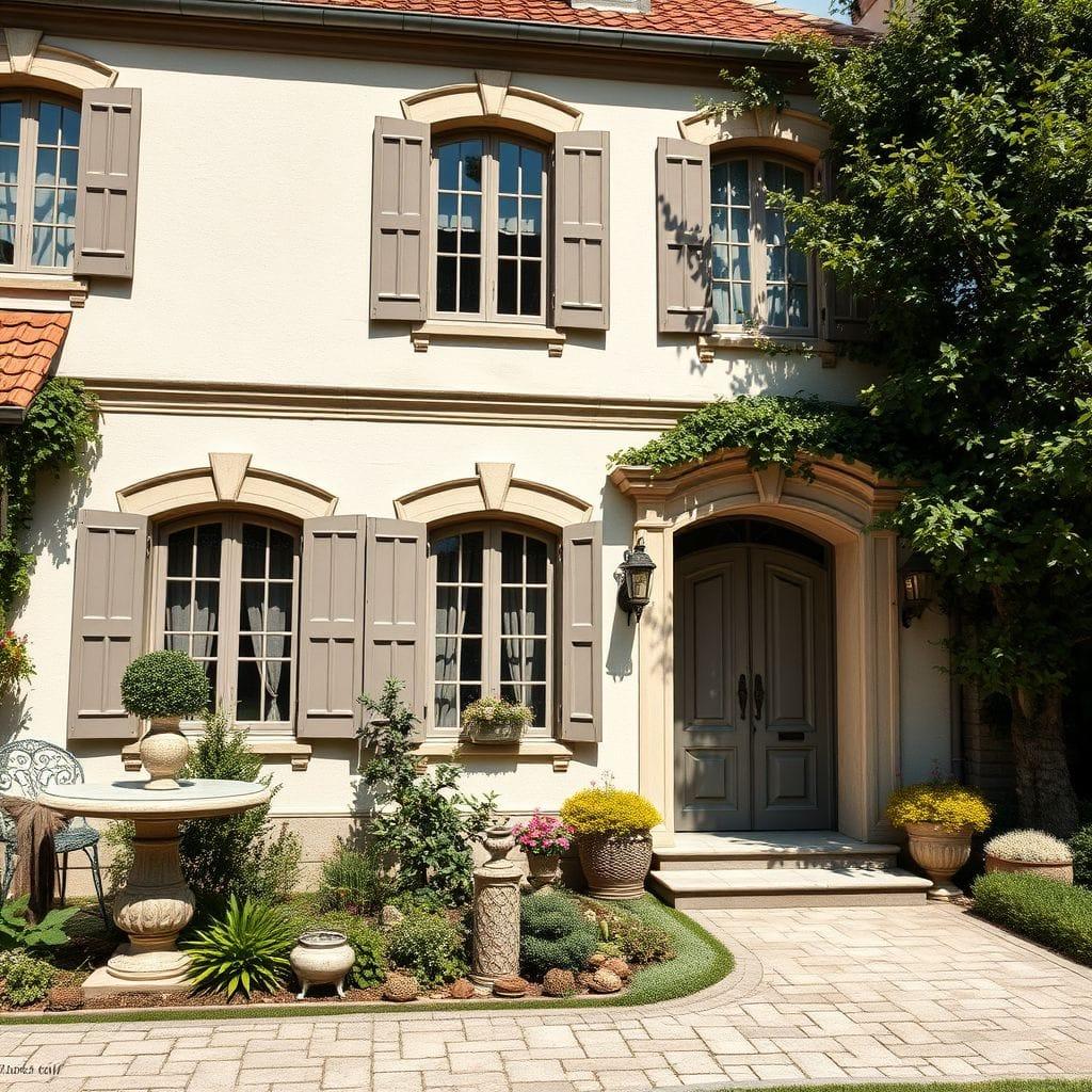 French Country house exterior - AI Generated
