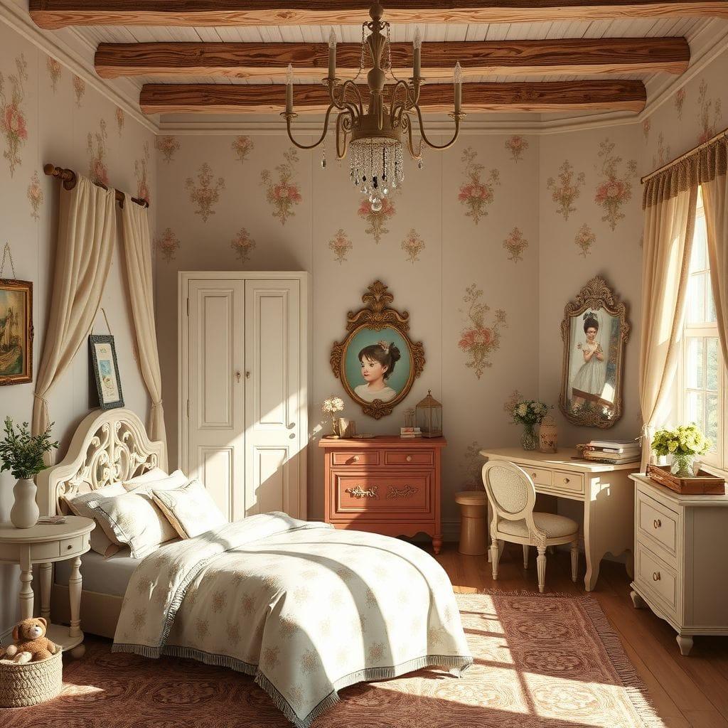French Country kids room - AI Generated