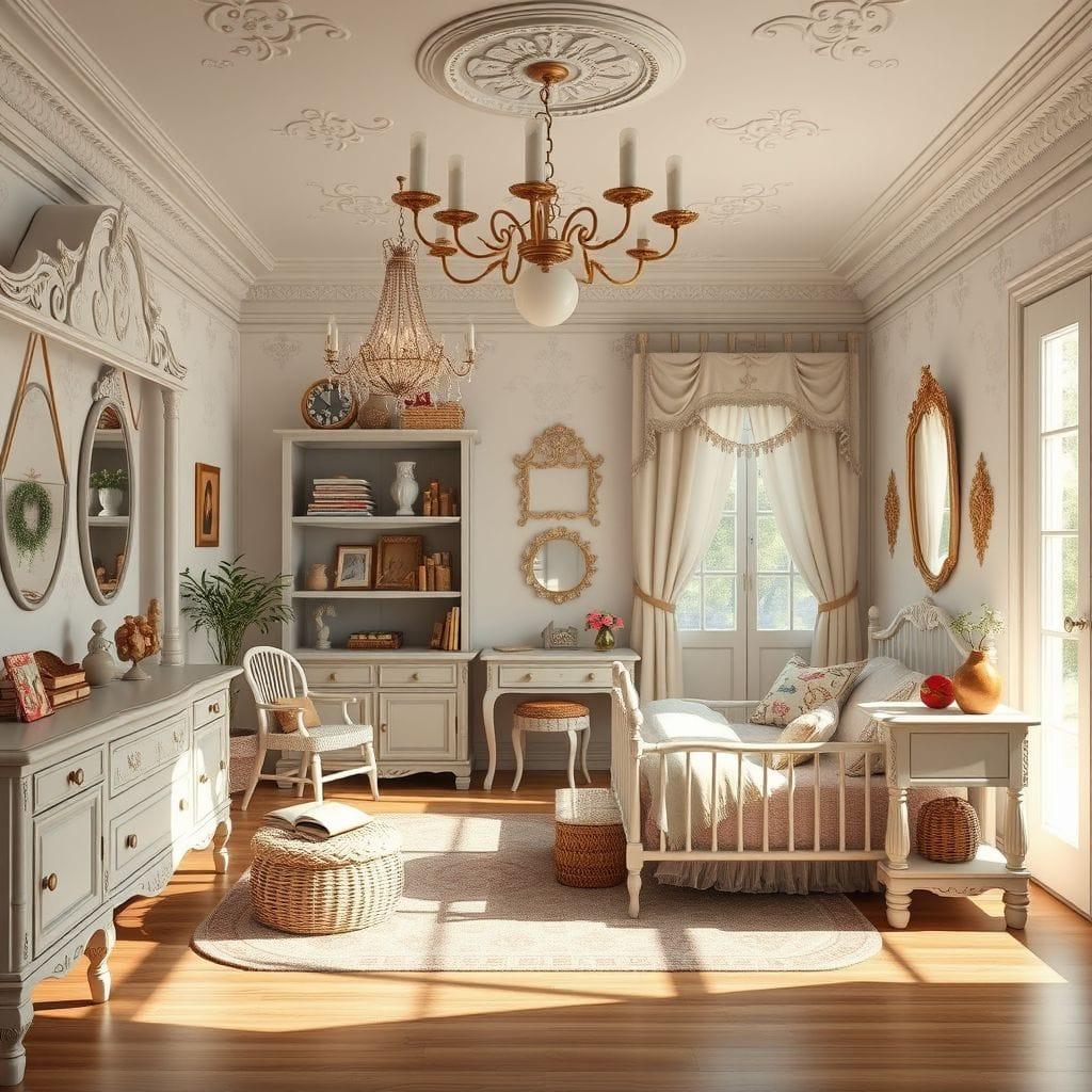 French Country kids room - AI Generated
