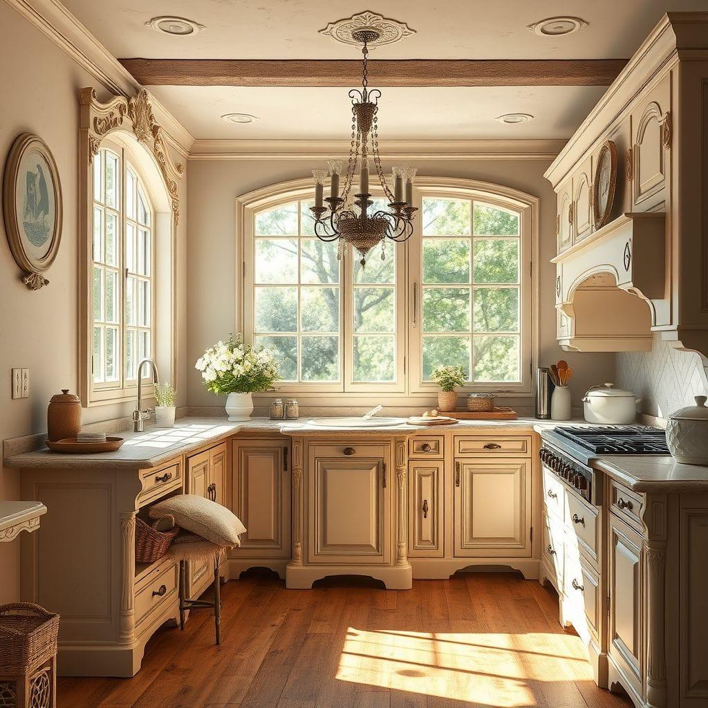 French Country kitchen - AI Generated