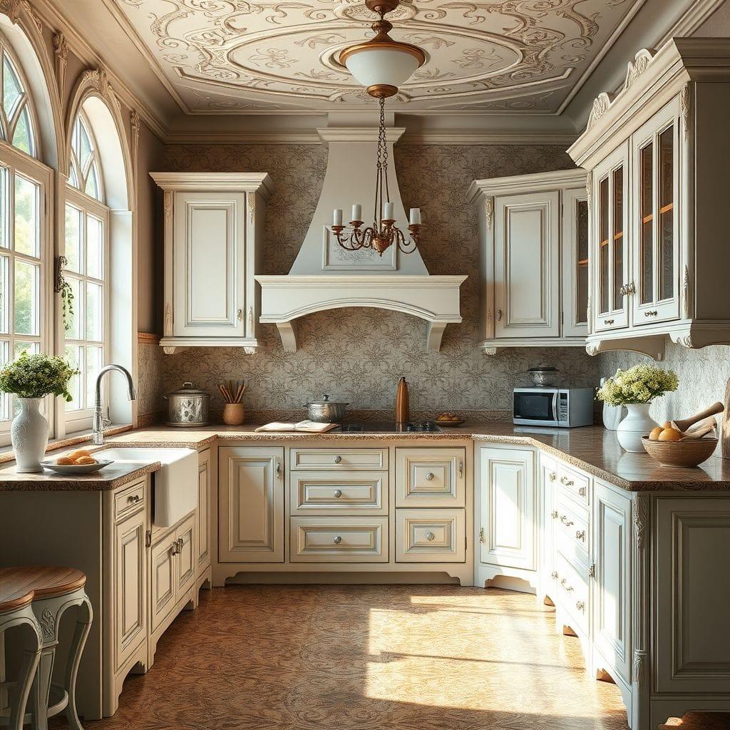 French Country kitchen - AI Generated