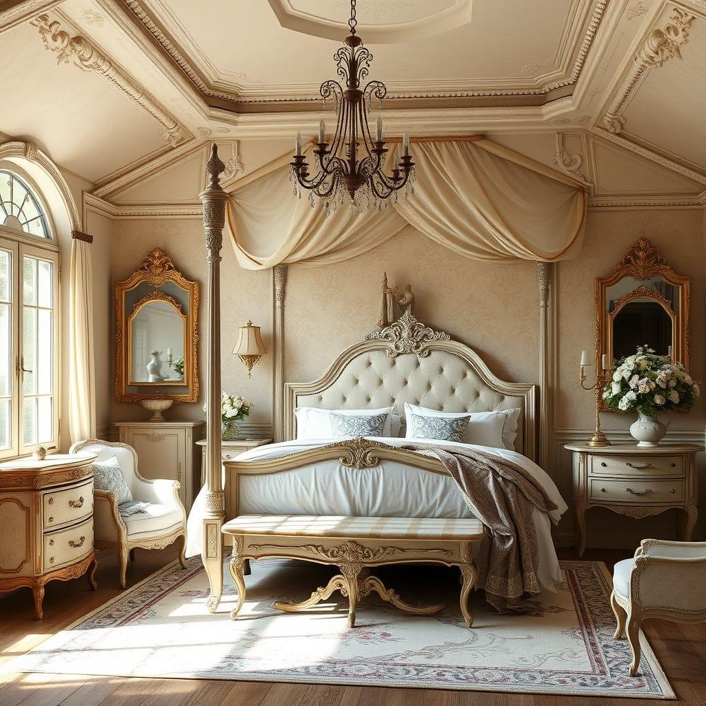 French Country master bedroom - AI Generated