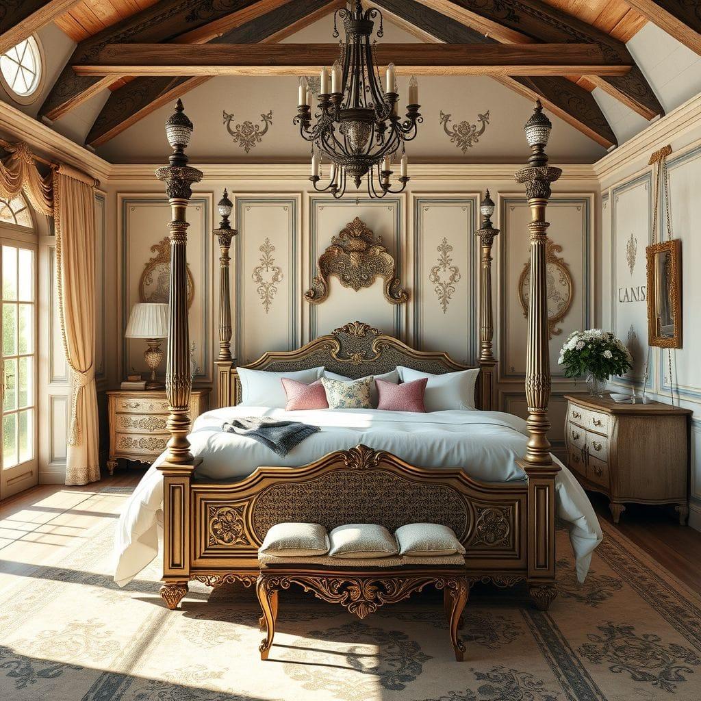 French Country master bedroom - AI Generated