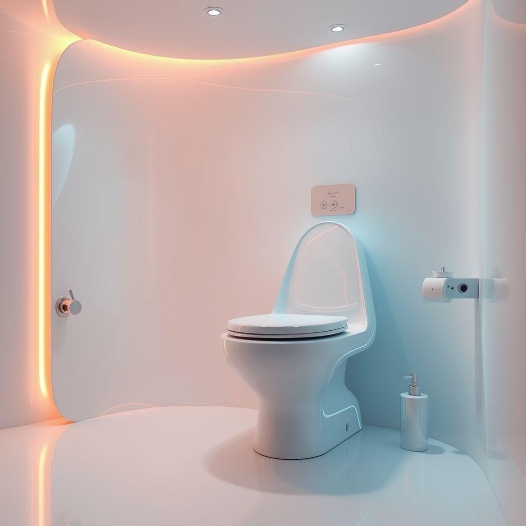 Futuristic toilet - AI Generated