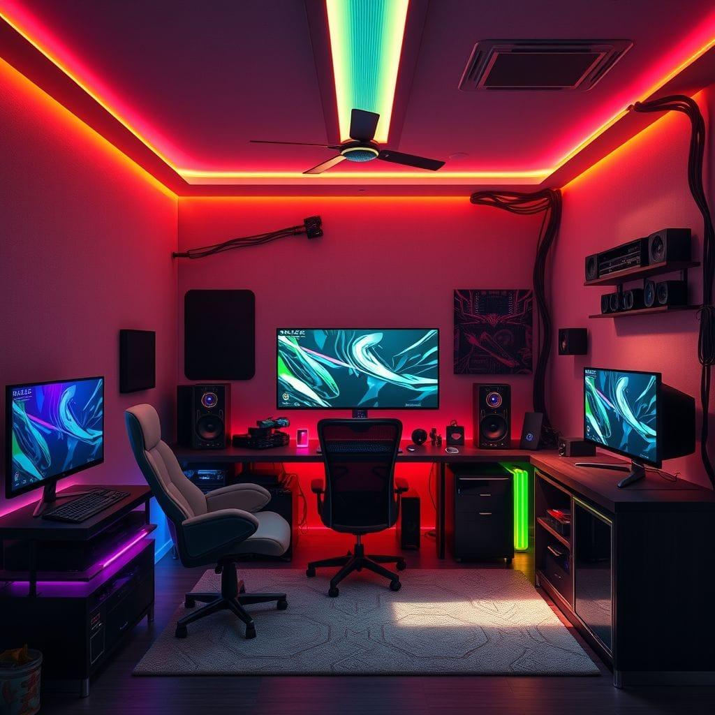 Gaming Room  - AI Generated