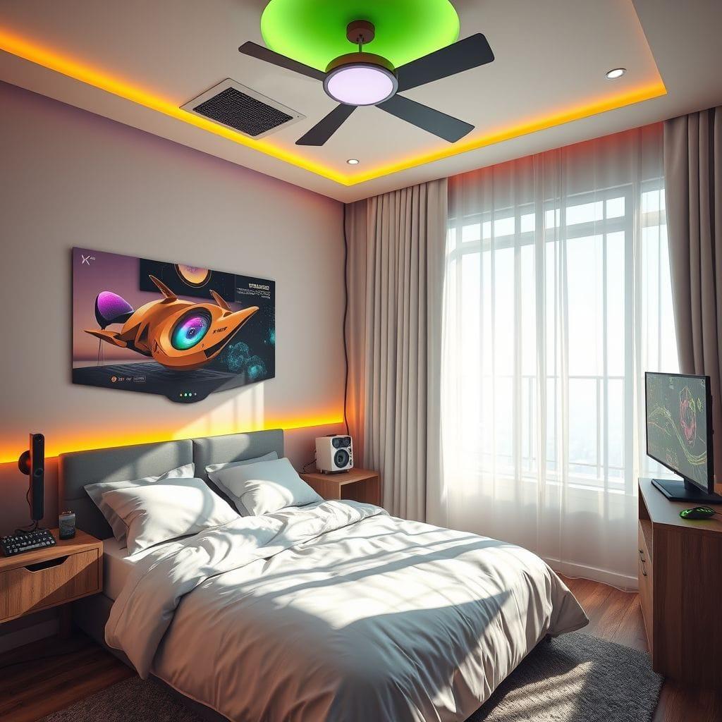 Gaming Room bedroom - AI Generated